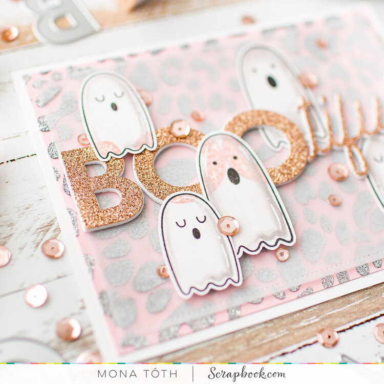 BOOtiful friend | Girly halloween card