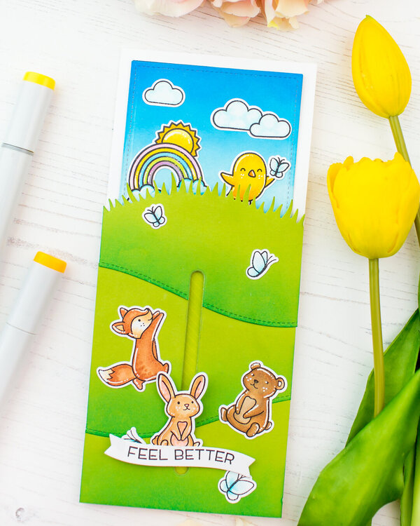 Lawn Fawn  Interactive card