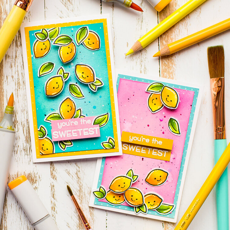 Mini Lemon Cards | Lawn Fawn