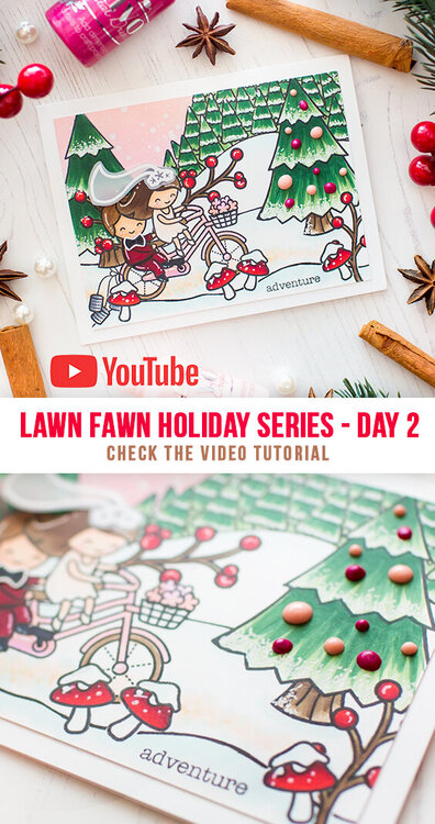 Lawn Fawn Holiday Series 2018 DAY 2