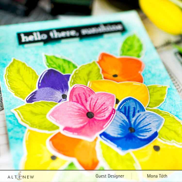 Stamp layered card | Altenew