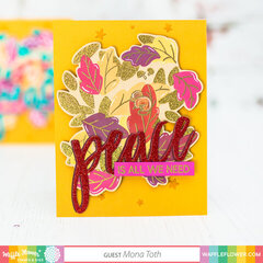 Stencil background techniques | Waffle Flower Crafts