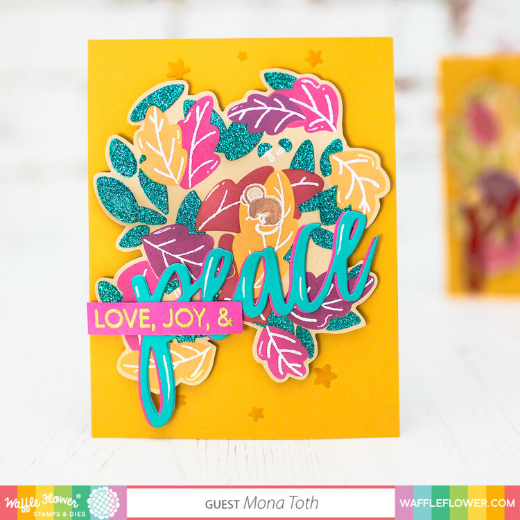 Stencil background techniques | Waffle Flower Crafts