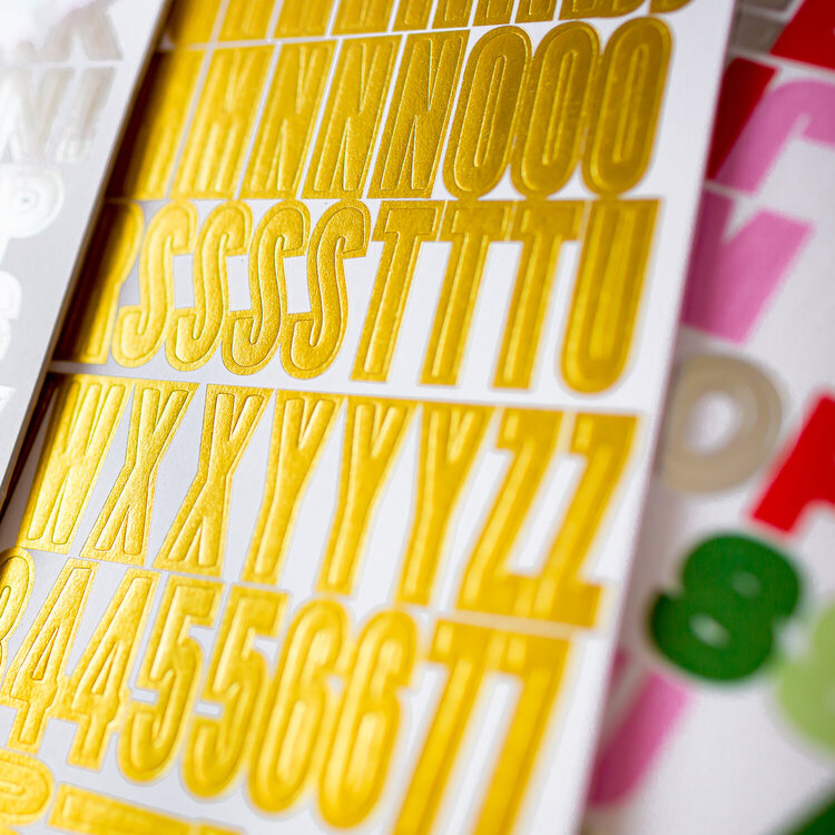 Sticker book | Foiled pages