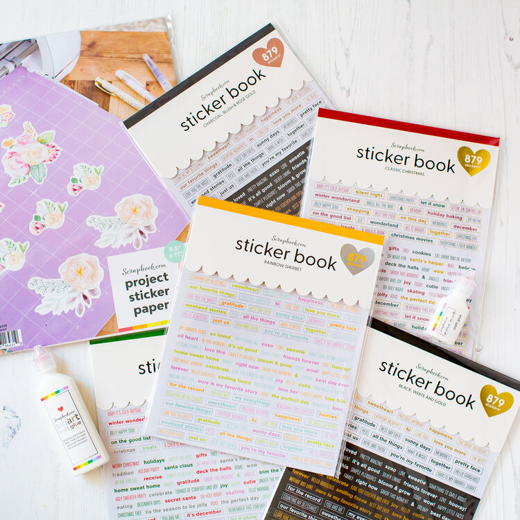 Sticker book | Foiled pages