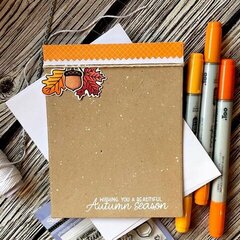 Sunny studio stamps - Fall card