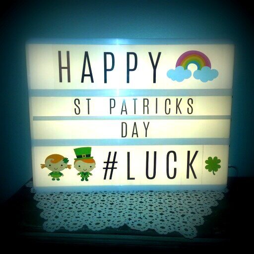 Heidi Swapp St Patricks Day Lightbox 2016