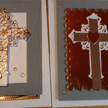 Christian Cross handmade Cards-2009 by Feon Davis