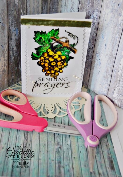 Blog Hop in @GraciellieDesign with @UnityStampsCo and @Westcottbrand