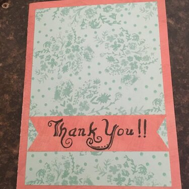 Nurse Thank you card - Labor and delivery