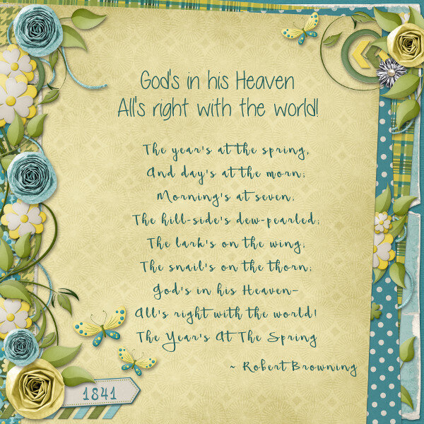 God&#039;s in his Heaven