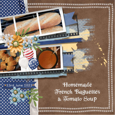  Homemade French Baguettes & Tomato Soup