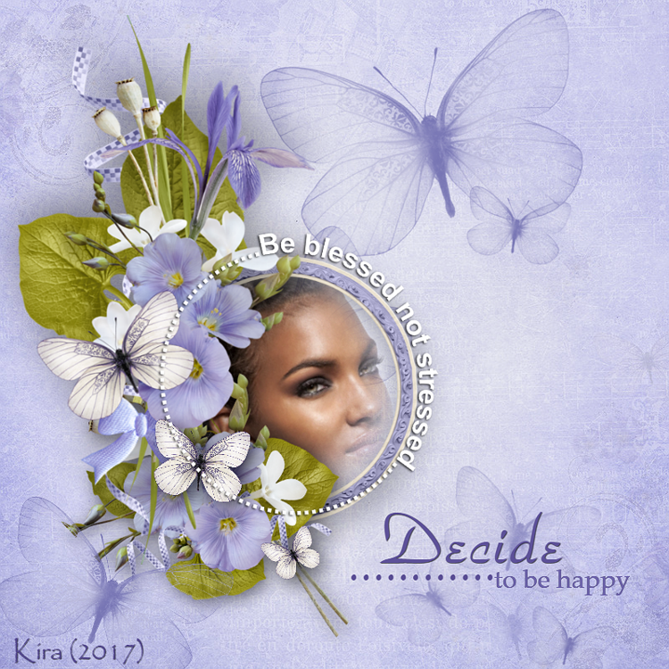 Decide to be happy... Be blessed not stressed.