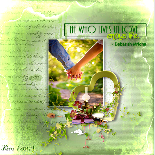 He who live in love...