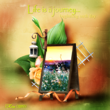 Life is a journey beginning each day.