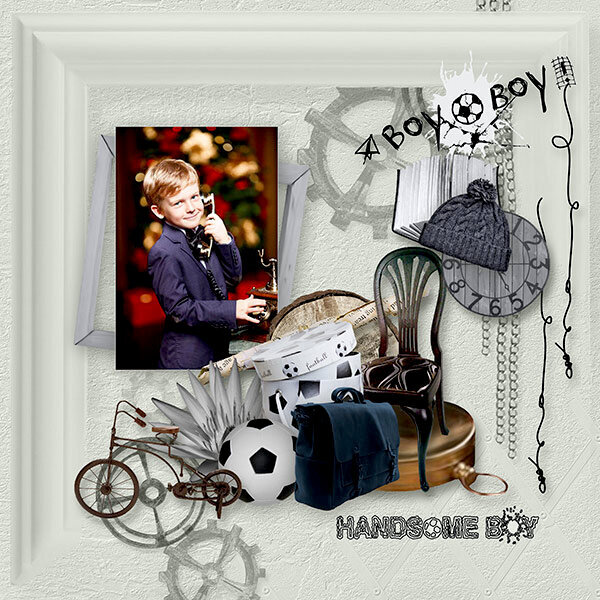 A boy on his way by Vanessa&#039;s Creations { Scrap kit }
