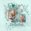 I love your smile by Vanessa's Creations {Mini scrap kit}