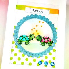 Valentine's Day Turtle Love