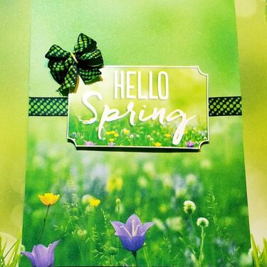 Hello Spring Card