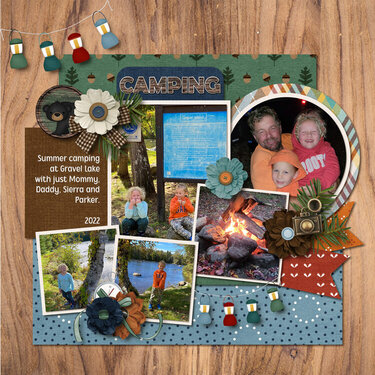 Connie Prince - November 2022 Template Bundle - Outdoors: Camping