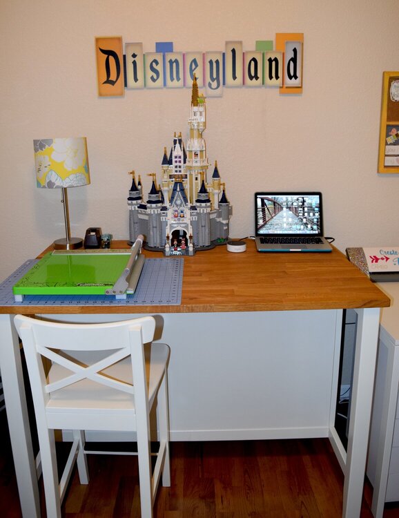 Counter height table/Disney Lego castle