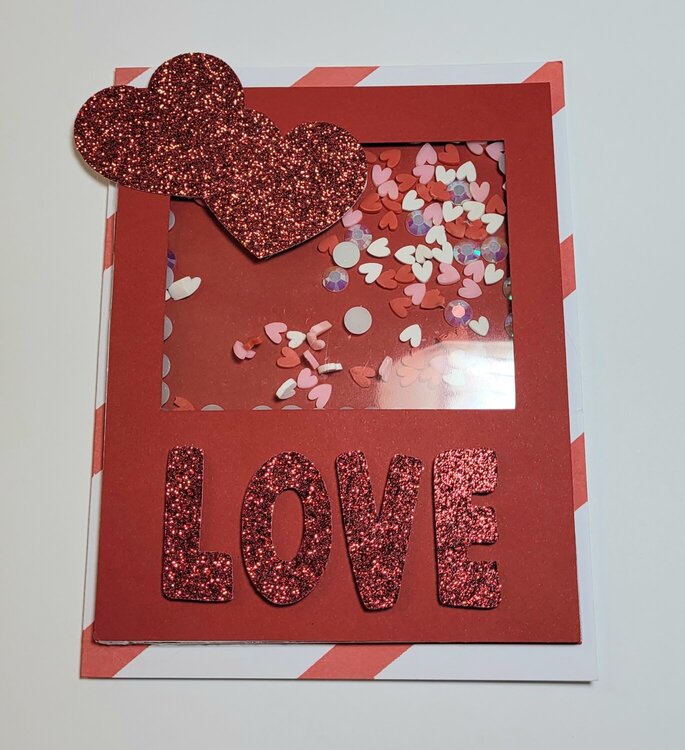 Valentine&#039;s Day Love Shaker Card