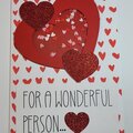 For A Wonderful Person Valentine's Day Card