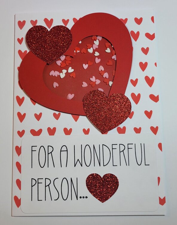 For A Wonderful Person Valentine&#039;s Day Card