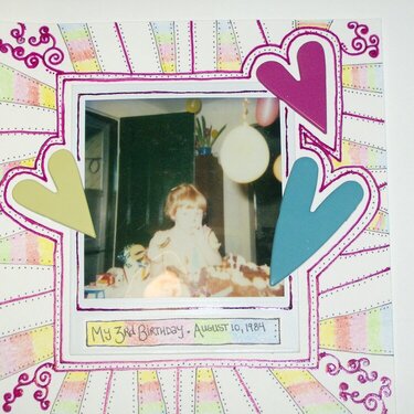 my 3rd birthday, august 10 1984