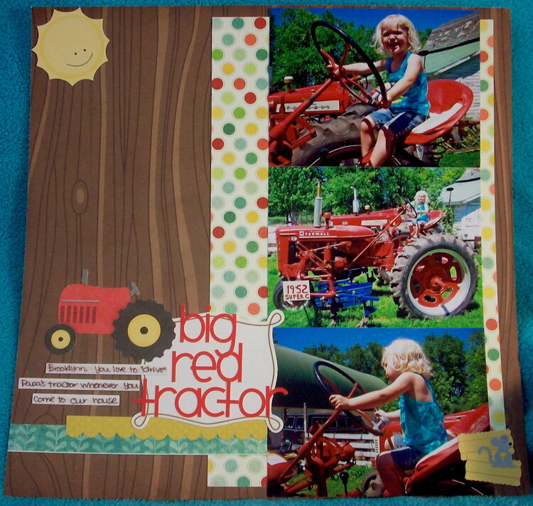 big red tractor