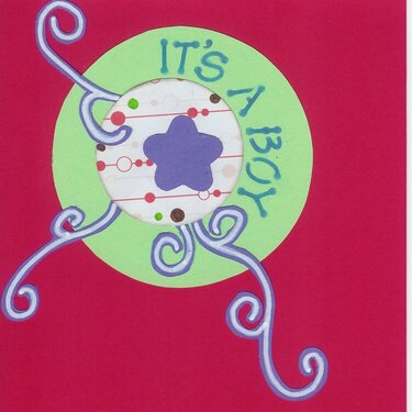 It&#039;s A Boy-Baby Card