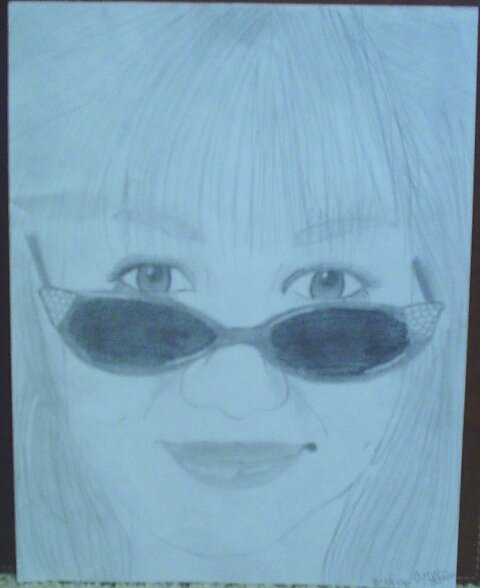Hilary Duff Drawing 2