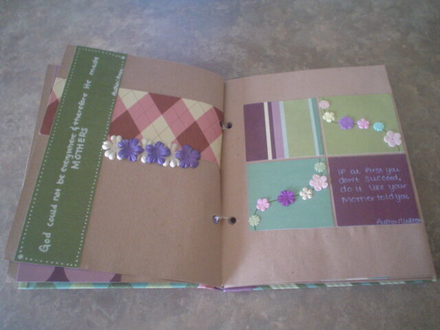 Altered Board Book--Quotes for Mom