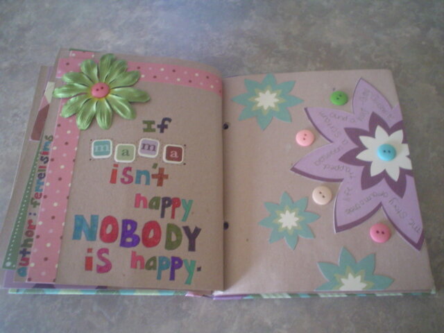 Altered Board Book--Quotes for Mom