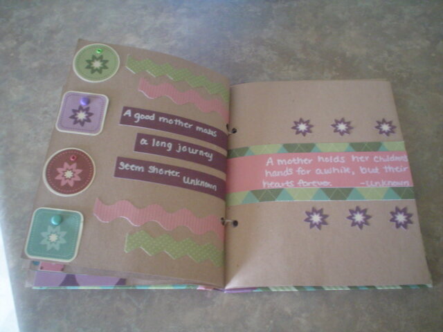 Altered Board Book--Quotes for Mom