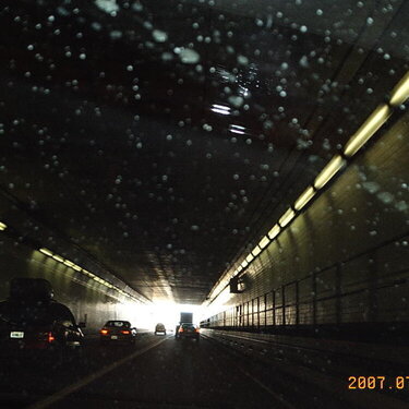 the tunnel going to Va beach