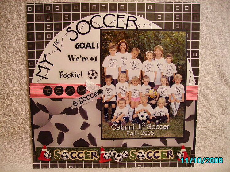 My First Soccer team