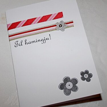 Congratulation card