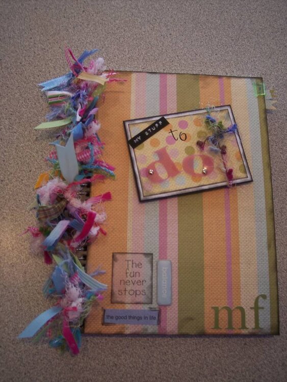 Altered Notebook - To do...