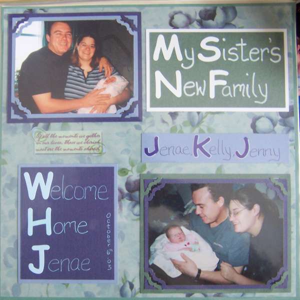 Welcome Home Jenae