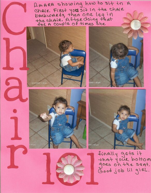 Chair 101