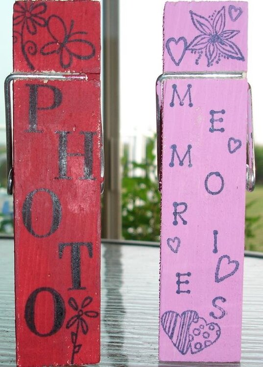 Photo Holder Clothes Pins (back)