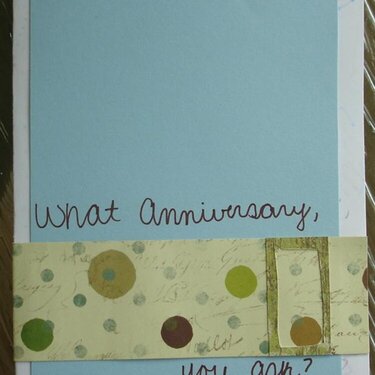 Anniversary card (outside)