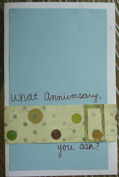 Anniversary card (outside)