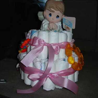 Diaper cake (front)