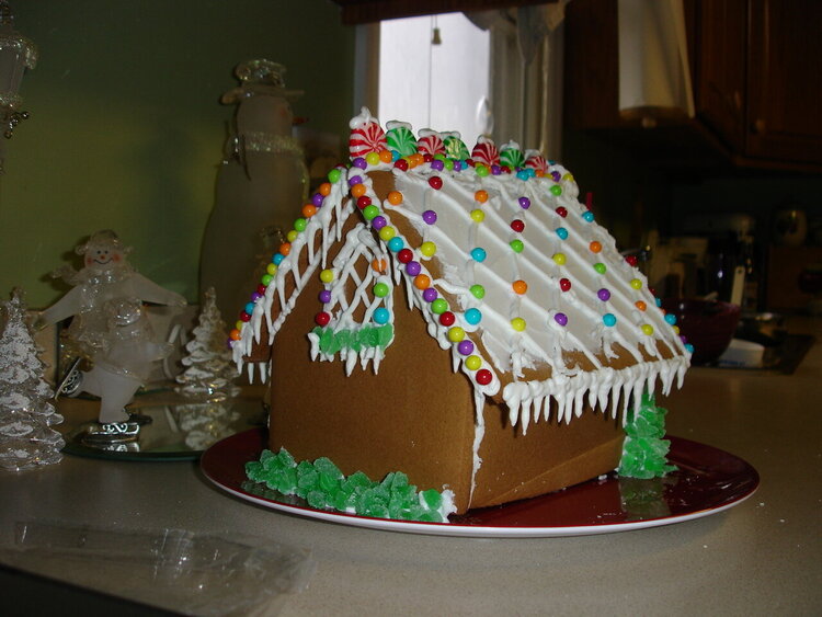 Gingerbread house (back)