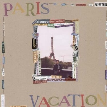 Paris Vacation