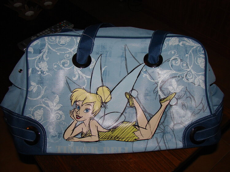 my new tinker bell bag!!!