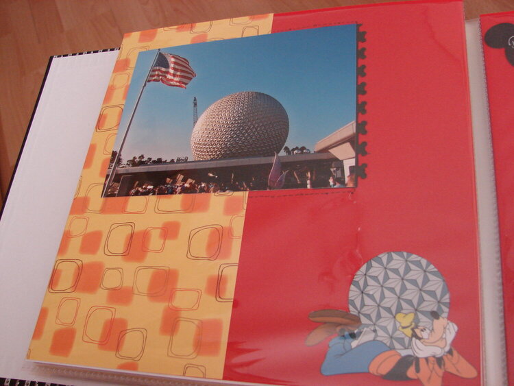 day 1 epcot left page