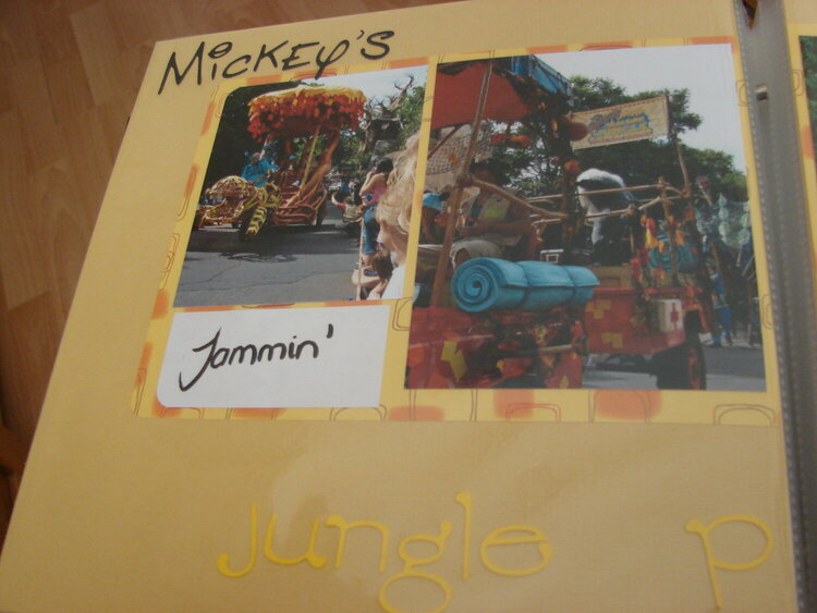 jammin&#039;jungle parade left page